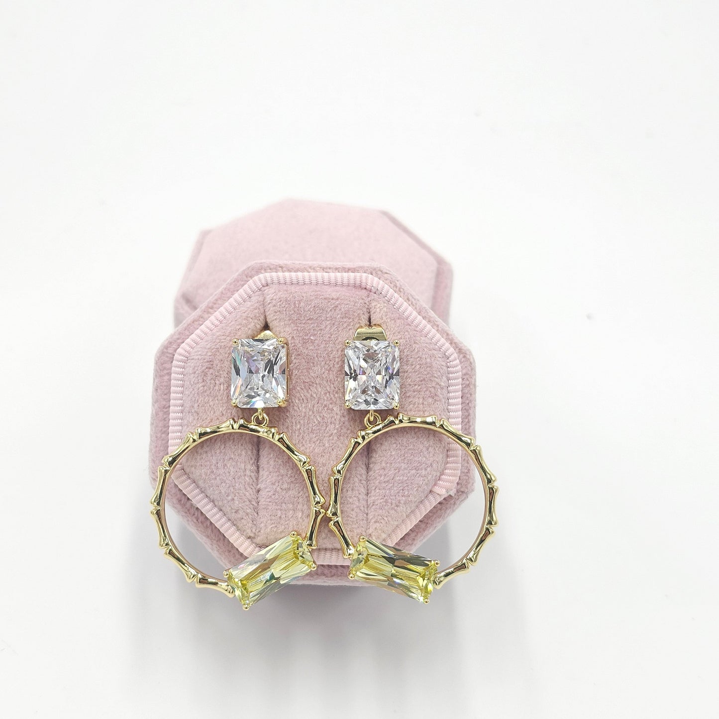 multicolor earrings. size medium