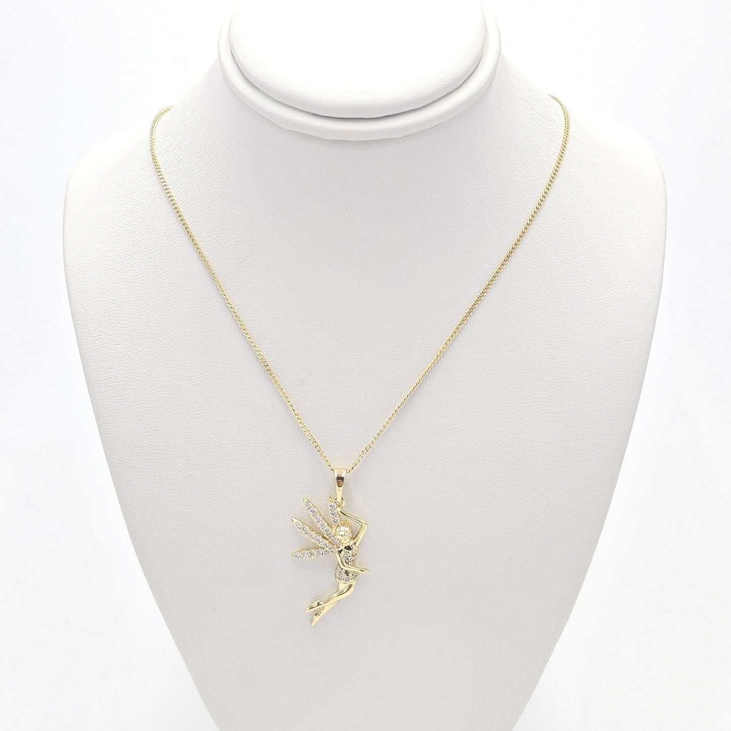 Fairy pendant and chain. size 45cm
