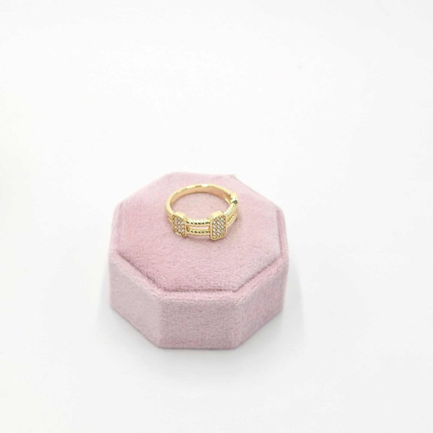 3 zircon ring.