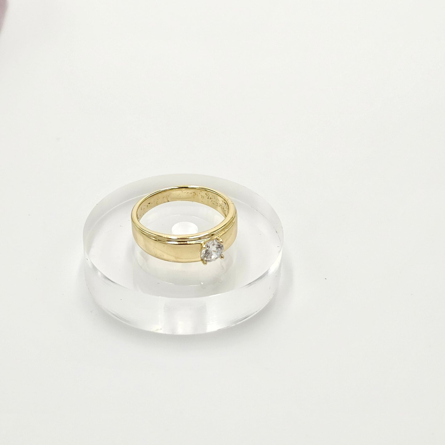single zircon ring