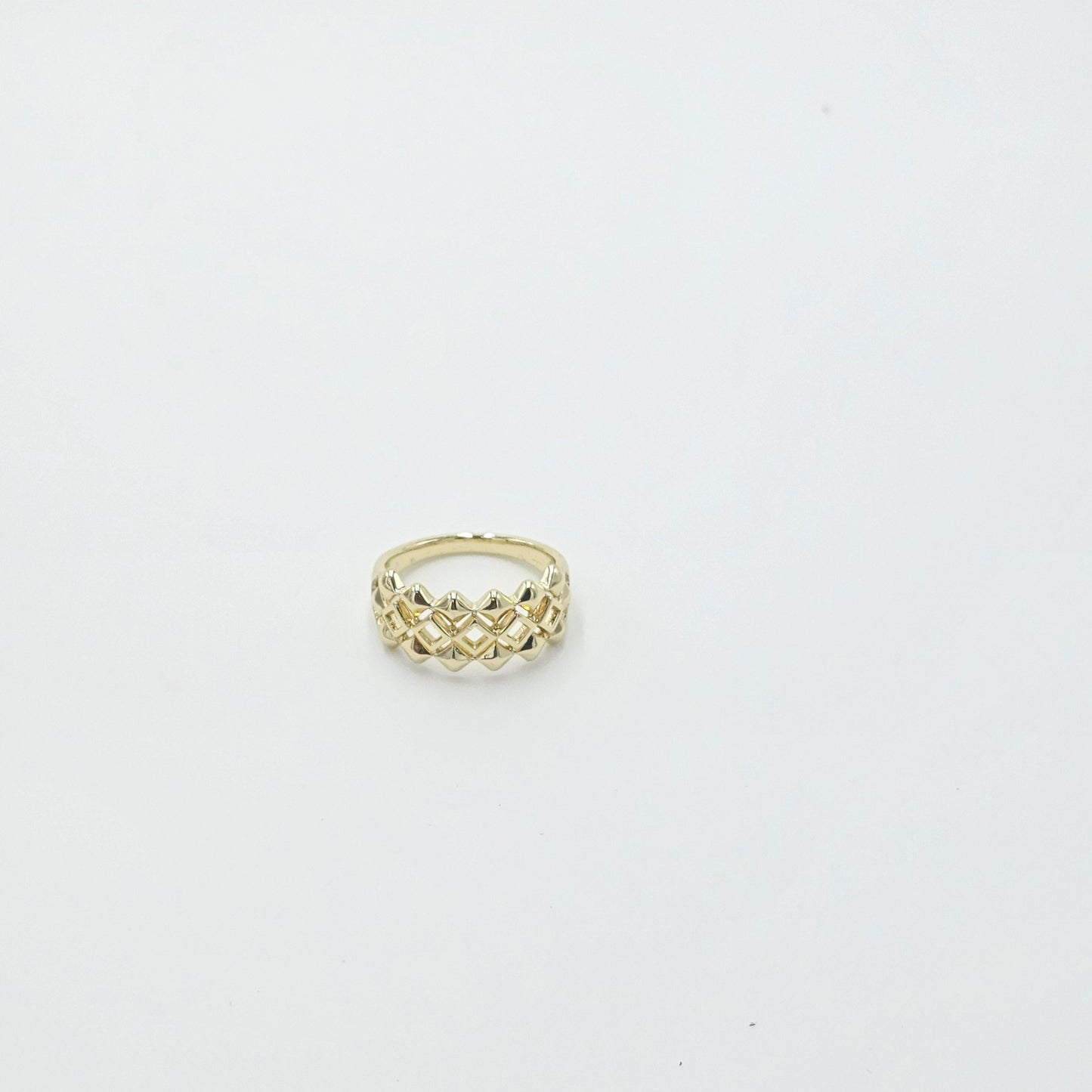 golden ring. gold plated 14k