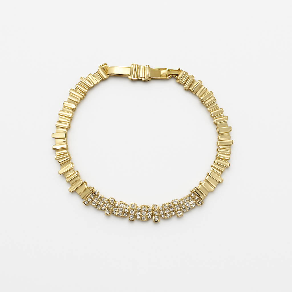 zircon bracelet. size 18 cm