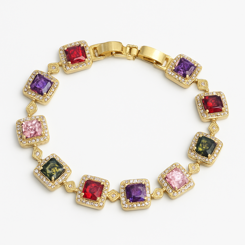 multicolor bracelet. size 17 cm