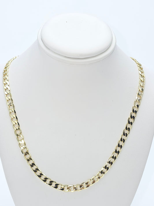 Cuban link chain.  5mm