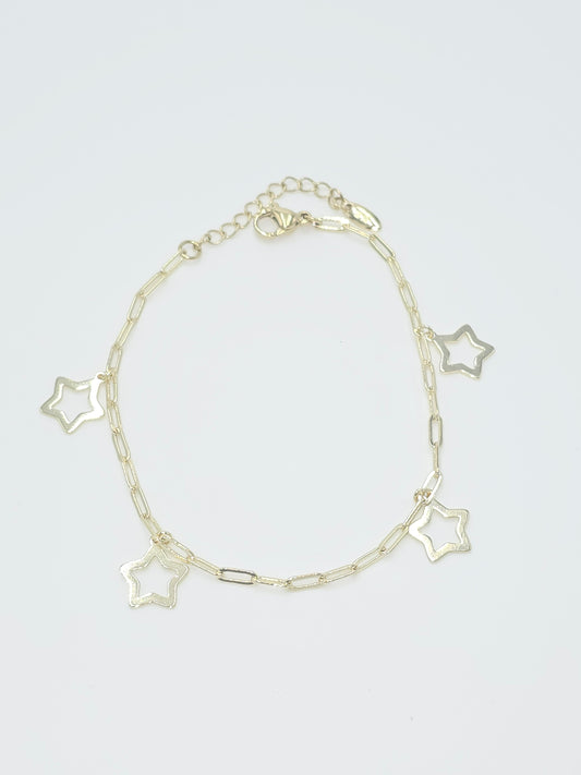 Paperclip Star bracelet