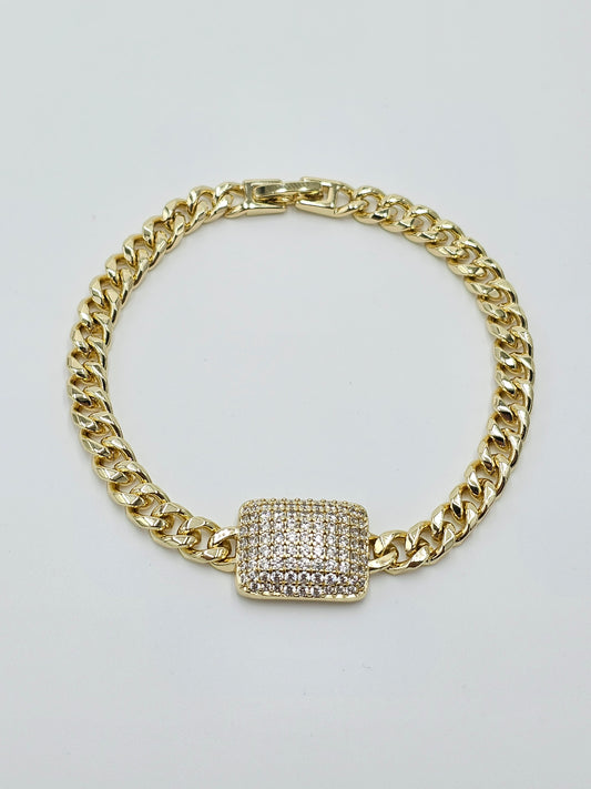 zircon Square bracelet