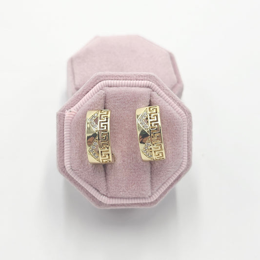 small hoop earring. size small