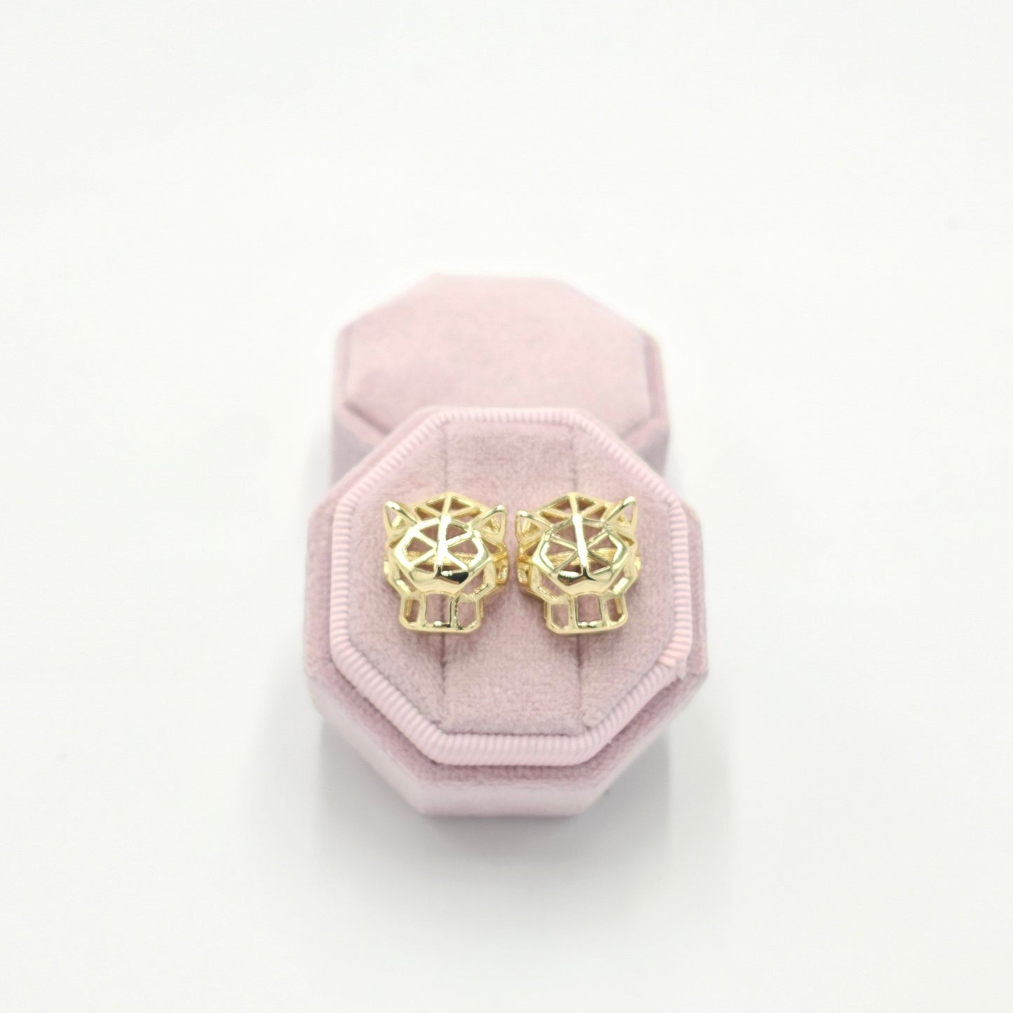 panther earrings. size medium