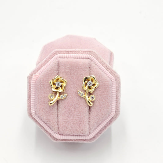 flower earrings. size small