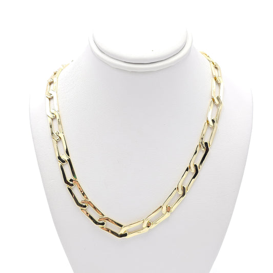 Paperclip chain. size 20 inches