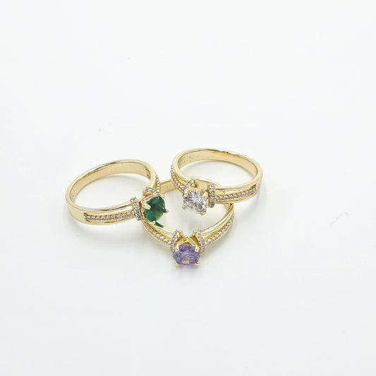 Multicolor rings for women.