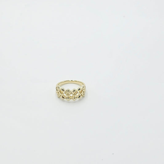 golden ring. gold plated 14k