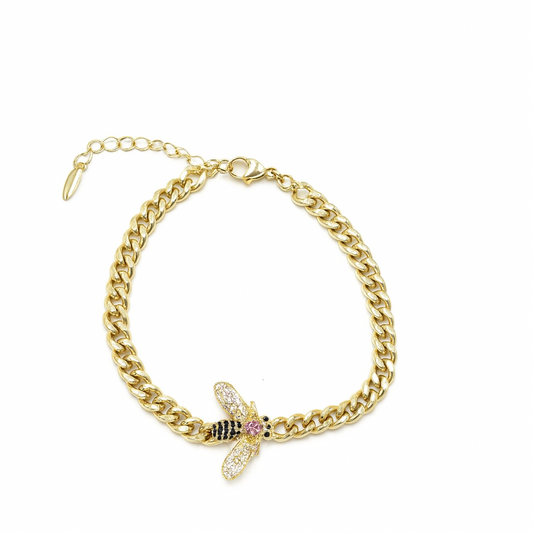 BEE bracelet. size 17 cm.