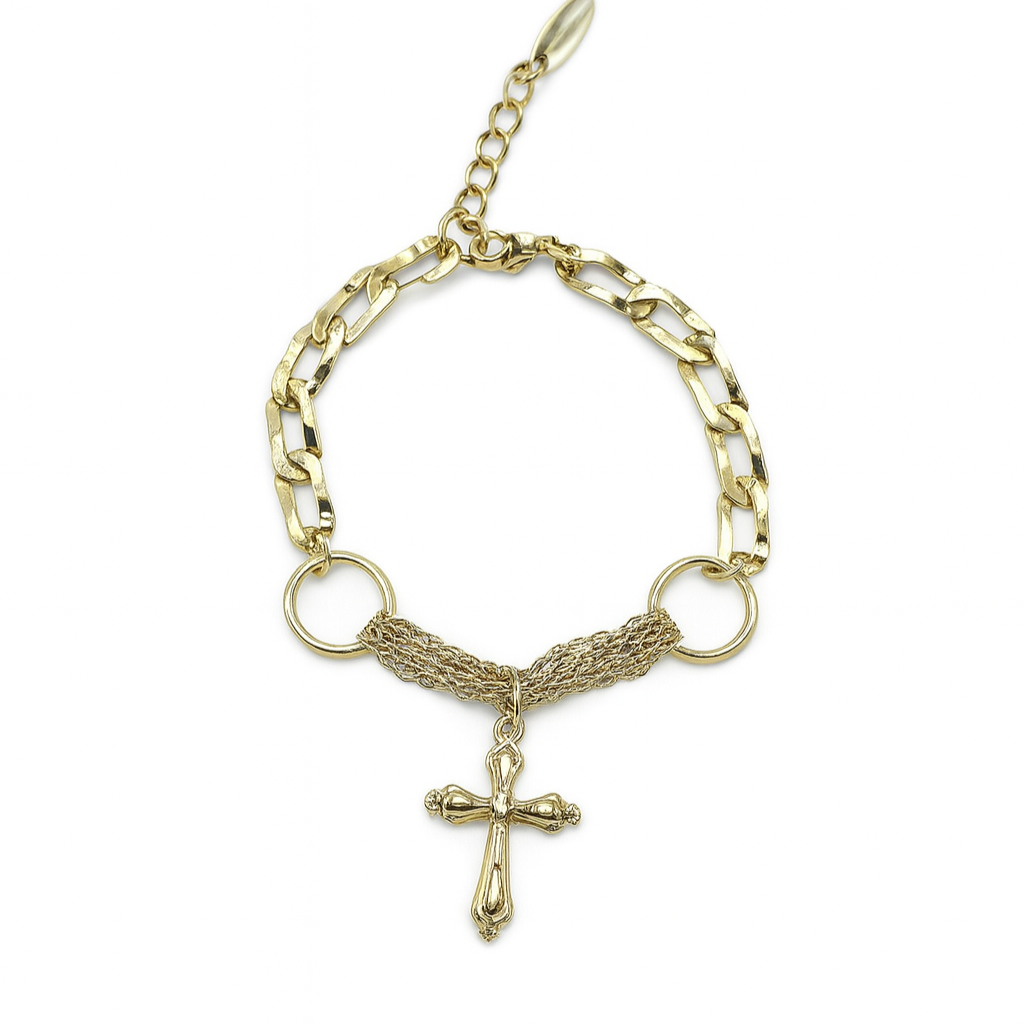 Cross bracelet. size 18+3cm