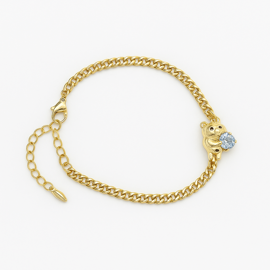 Bear bracelet. size 19 cm