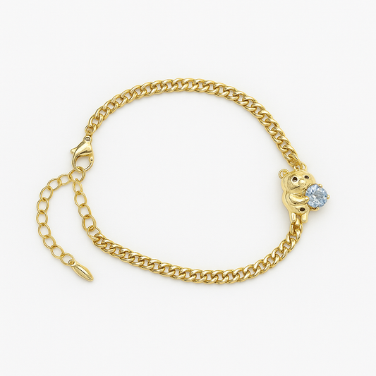 Bear bracelet. size 19 cm
