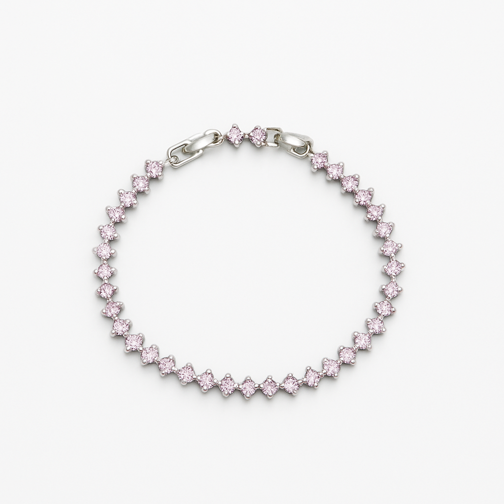 Pink bracelet. size 18cm
