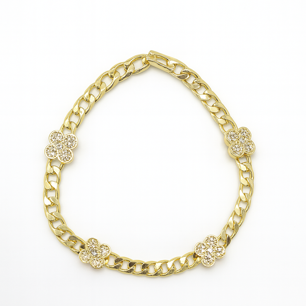flower bracelet. size 18cm