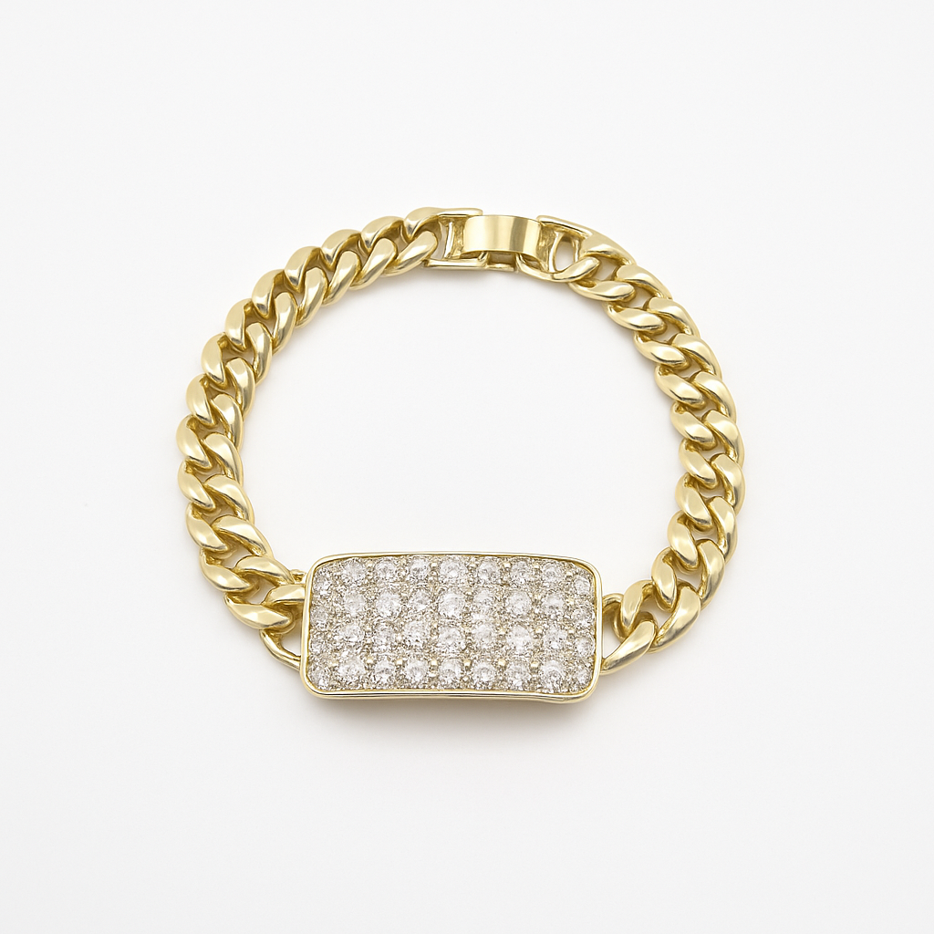 zircon bracelet. size 19cm