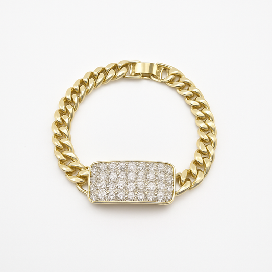 zircon bracelet. size 19cm