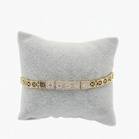 clear zircon bracelet. size 17cm