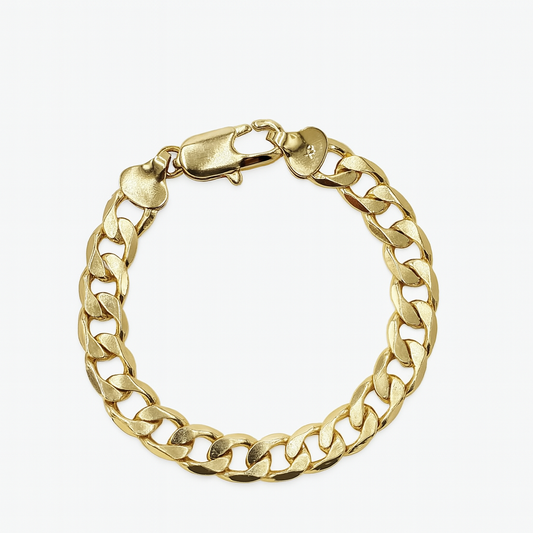 Men cuban link bracelet. size 21 cm