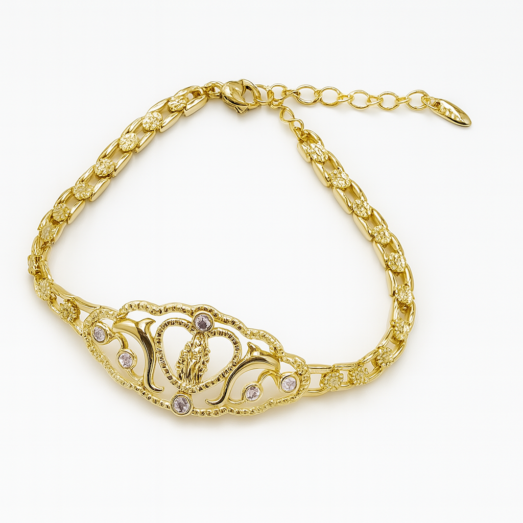 virgen bracelet. size 17 cm