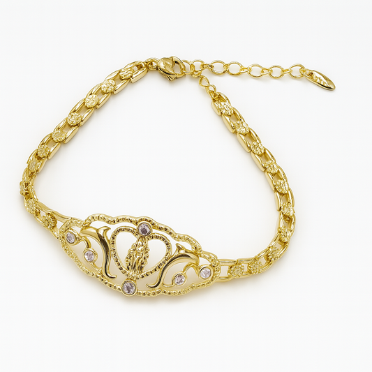 virgen bracelet. size 17 cm