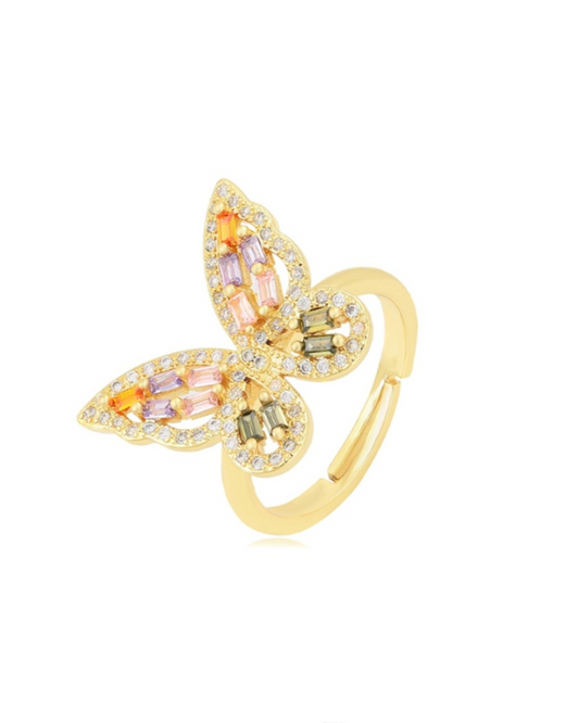 Multicolor butterfly 🦋 ring