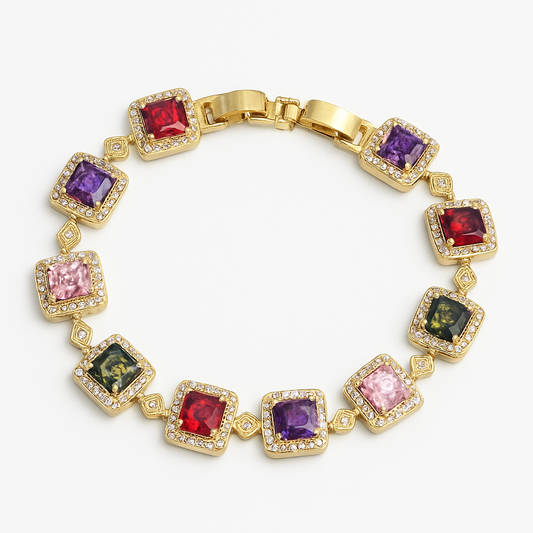 multicolor bracelet. size 17 cm