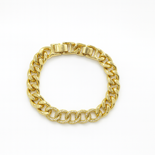 Cuban link bracelet. size 18cm