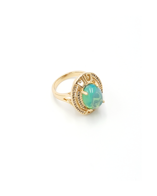 Turquoise Blue Stone Vintage Ring