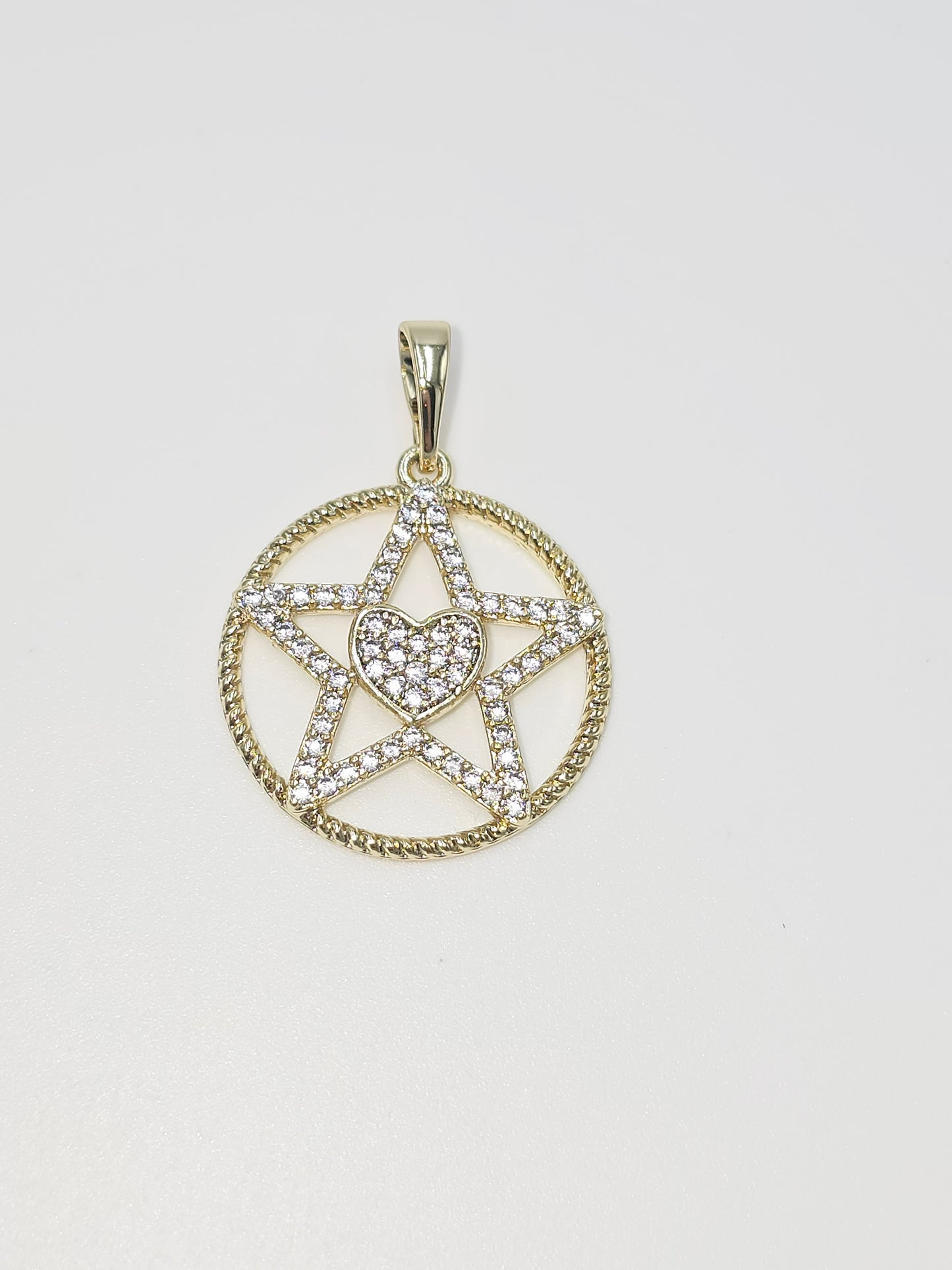 Heart star pendant