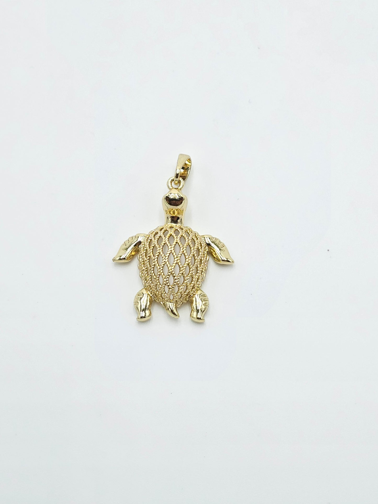 Golden turtle. 3 cm