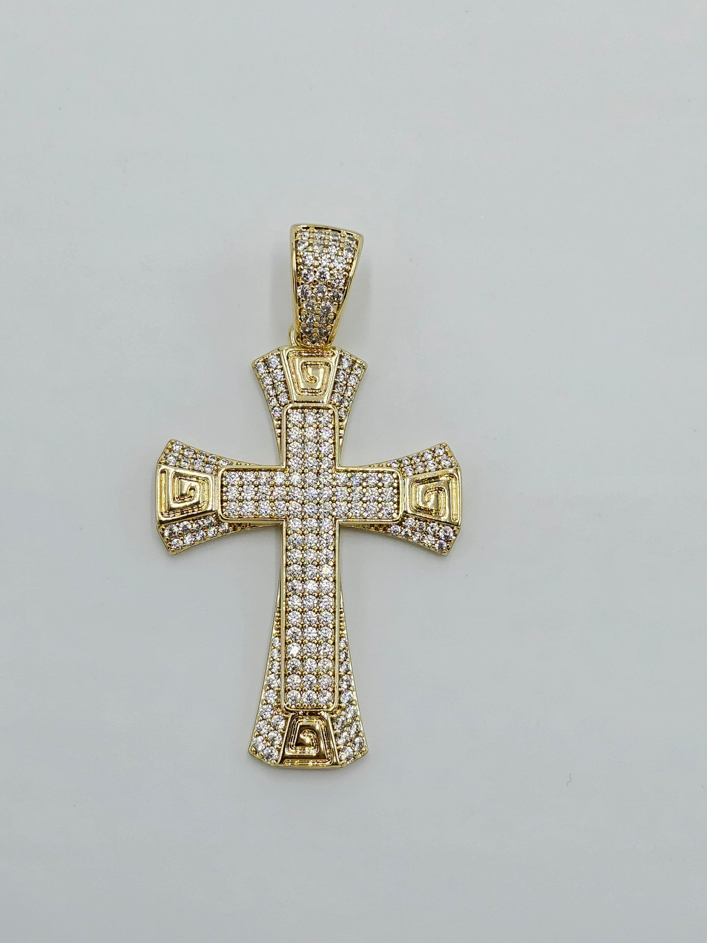 Zircon cross 6cm (chain not include)